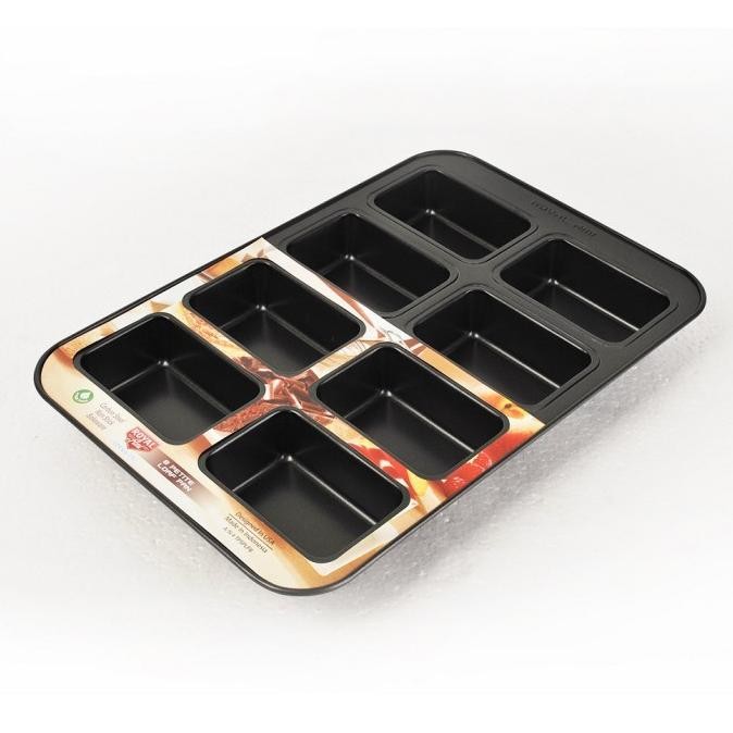 Loyang Cetakan Kue Pound Cake Royal Ami 8 Petite Loaf Pan