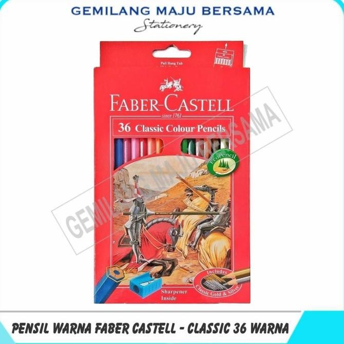 

Terbaru Pensil Warna Faber Castell Clasic 36 Warna ( Panjang / Clasic )