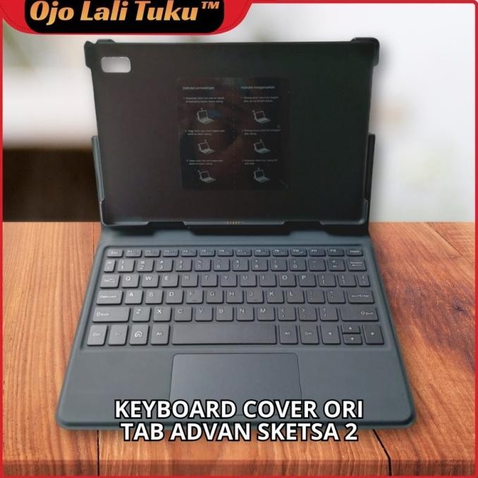 Flipcover keyboard pen stylus Advan tab Sketsa 2 Original