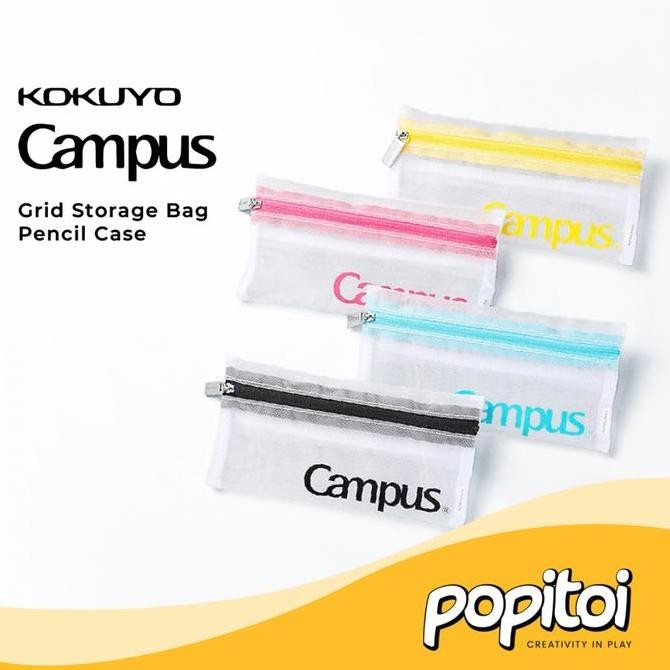 

Terbaru Kokuyo Campus Grid Storage Bag Pencil Case Kotak Pensil