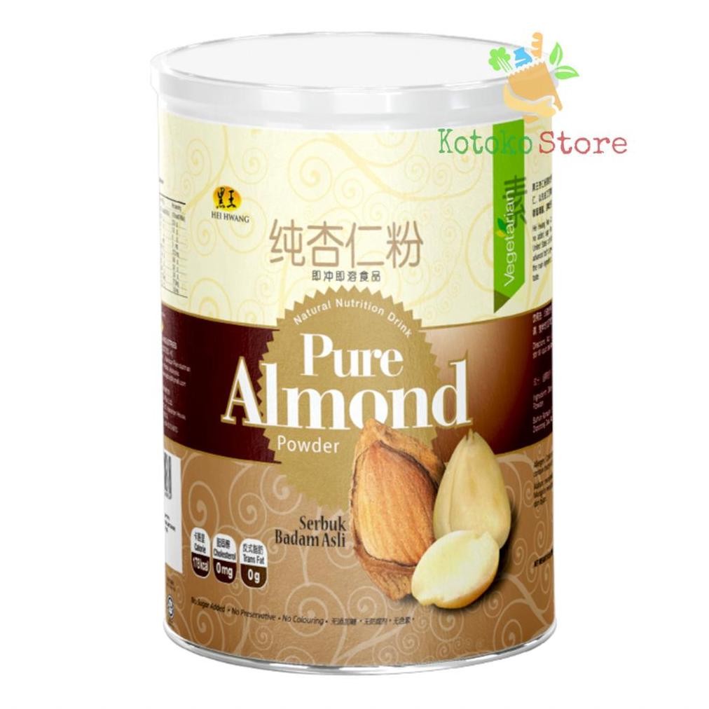 

HEI HWANG PURE ALMOND POWDER /HEI HWANG SUSU KACANG ALMOND BUBUK 500GR