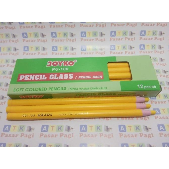 

Terbaru Dermatograph KUNING Pensil Kaca PG 100 Joyko Isi 12 Pcs