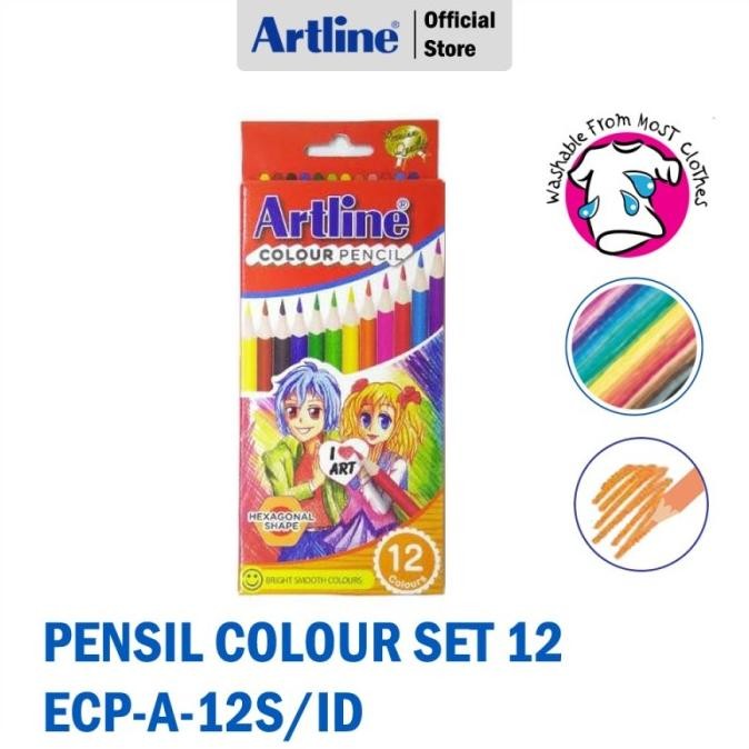 

Terbaru PENSIL WARNA ARTLINE SET 12 COLOUR ECP-A-12S