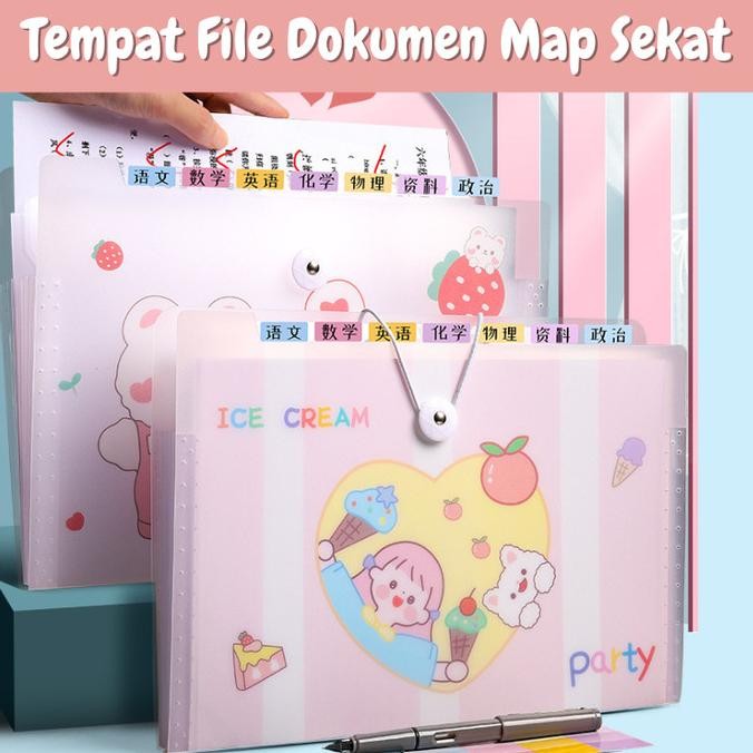 

Diskon! Expanding File Map Harmonika Dokumen Keeper Sekat Plastik ST0087