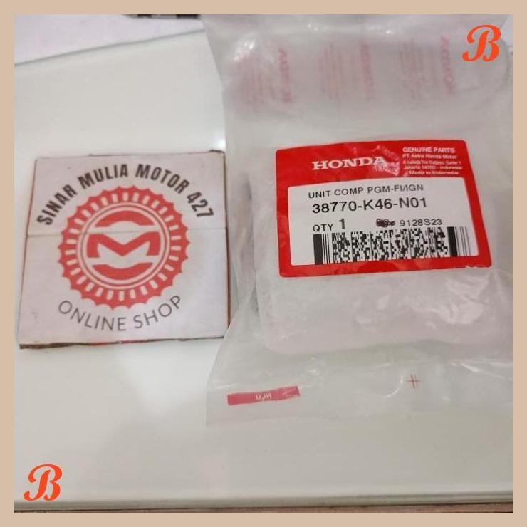 [SMM] UNIT COMP PGM FI ECU CDI BEAT FI VARIO110 2014 LED ORI AHM 38770K46N01