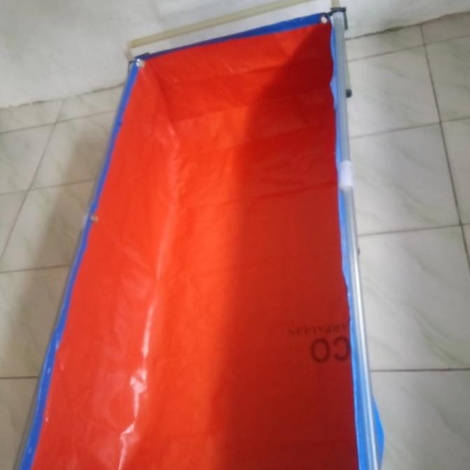 kolam terpal dgn rangkanya 100x50x25(A5)