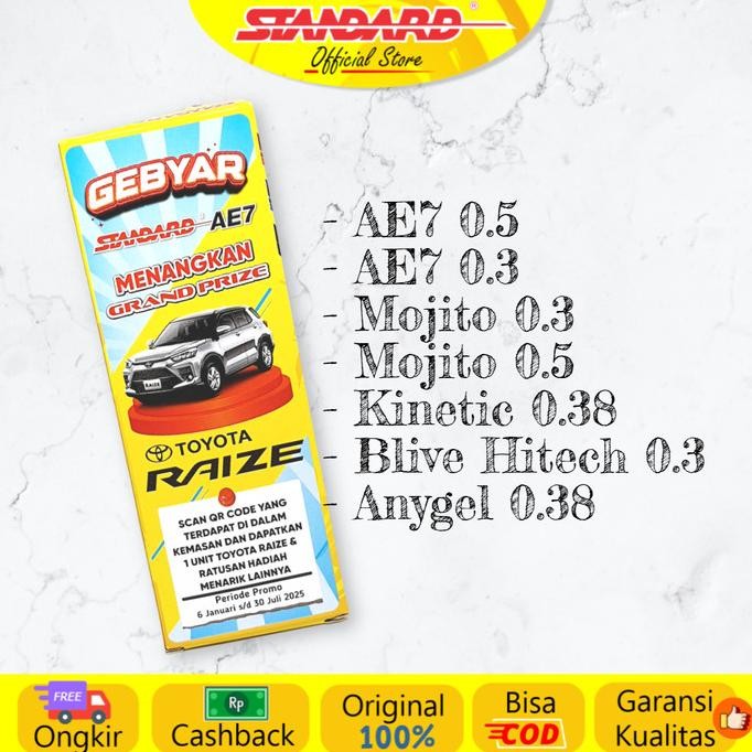 

Tersedia Standard - Pulpen Mojito Cool 0.5 Gel ( Alat Tulis / Pen / Ballpoint / Pena )