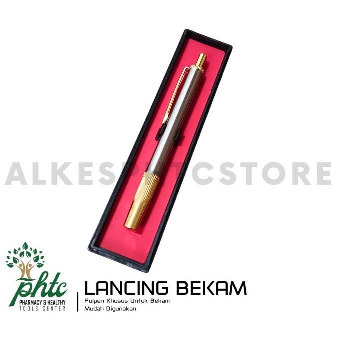 Tersedia Puremed Pen Lancing Bekam L Pulpen Jarum Untuk Terapi Bekam