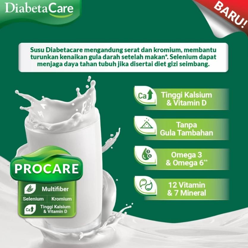 

DIABETASOL SUSU DIABETACARE 500G SSKD - SUSU NUTRISI DIABETES