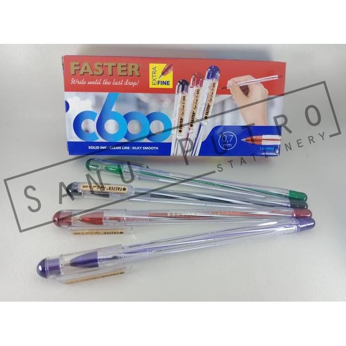 

Tersedia Pulpen Faster C600