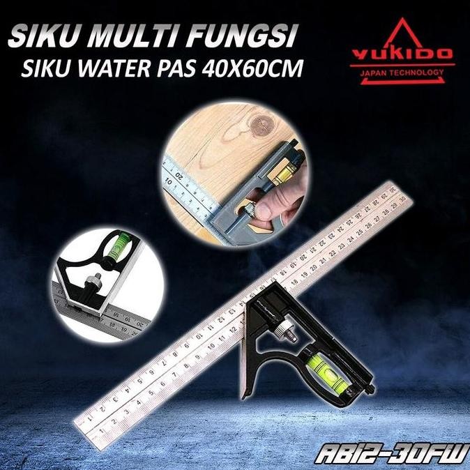 

siap kirim siku penggaris waterpass 300mm combination square ruler