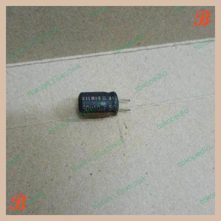 [MRD] 6320 KAPASITOR ELCO 10UF 10 UF 50V 50VOLT 50 VOLT SILMICII SILMIC II 2
