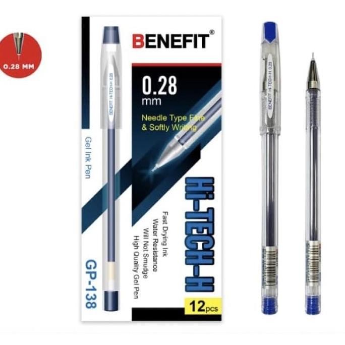 

Tersedia Gel Pen / Pulpen Gel Gp-138 Benefit 0.28 Mm ( 1 Pack 12 Pcs )