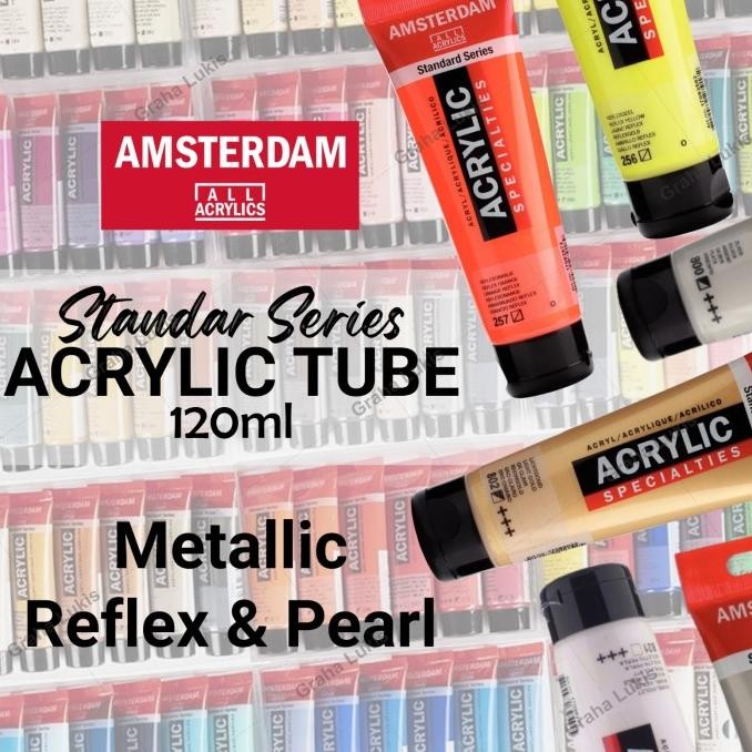 

HARGA DISC - Amsterdam Acrylic 120 ml (Metallic, Reflex, Pearl)