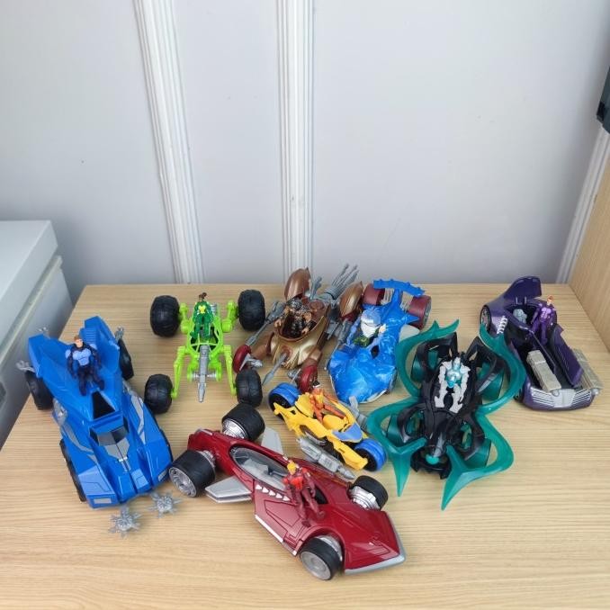 hot wheels battle force five 5 lengkap mulus BIB kinclong track