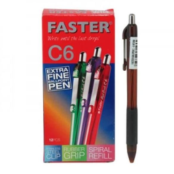 

Tersedia Pulpen Faster Hitam C6 1 Pack