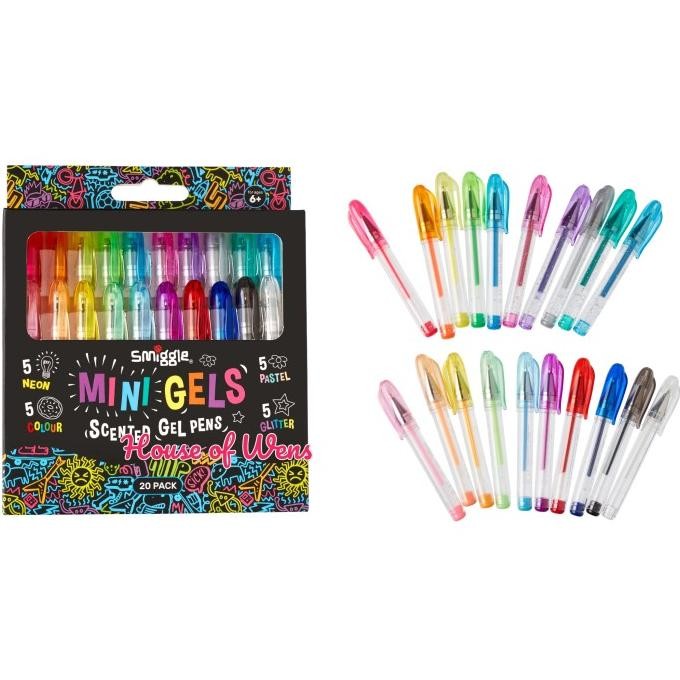 

Tersedia Smiggle Scented Mini Gel Pens X20 - Pulpen Gel Smiggle