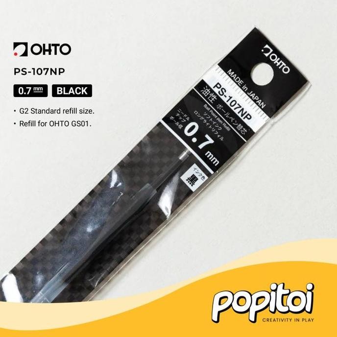 

Tersedia Ohto Gs01 Needle Tip Metal Ballpoint Pen 0.7 Mm Pulpen Bolpoin