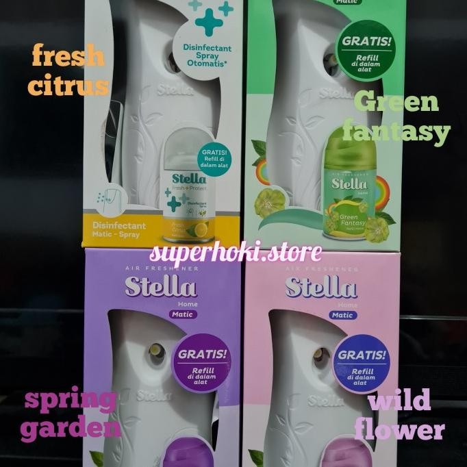 Baru Stella Matic Box Set / Dispenser Stella Matic Pengharum Ruangan