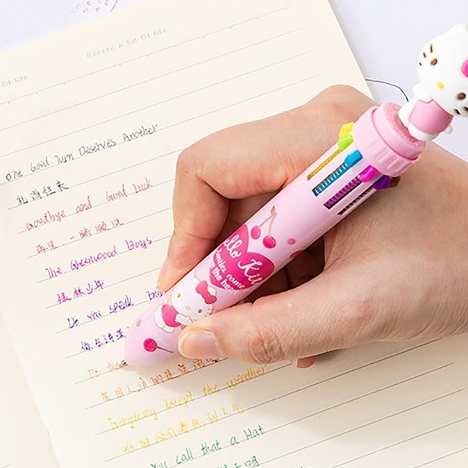 

Tersedia Tokkado Sanrio Pulpen 10 Warna Hello Kitty My Melody Karakter Lucu
