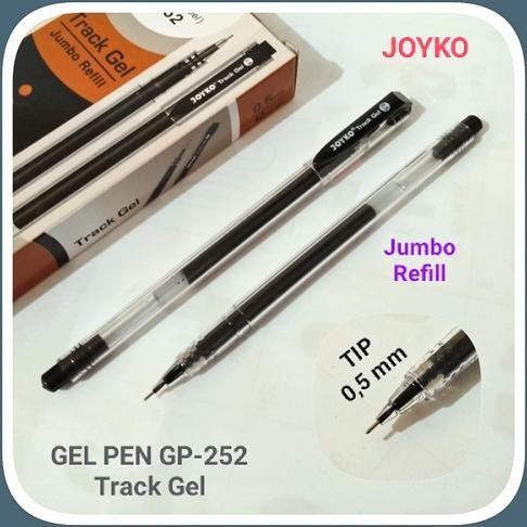 

Tersedia Gel Pen-Gp252-Track Gel-Black-Joyko-Alat Tulis Pulpen