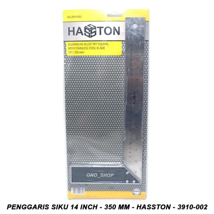 

siap kirim penggaris siku aluminium hasston 14 inch - 3910-002