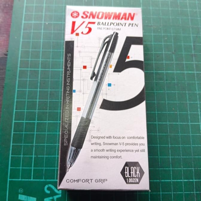 

Tersedia Pen / Pulpen Snowman V5 0.7Mm