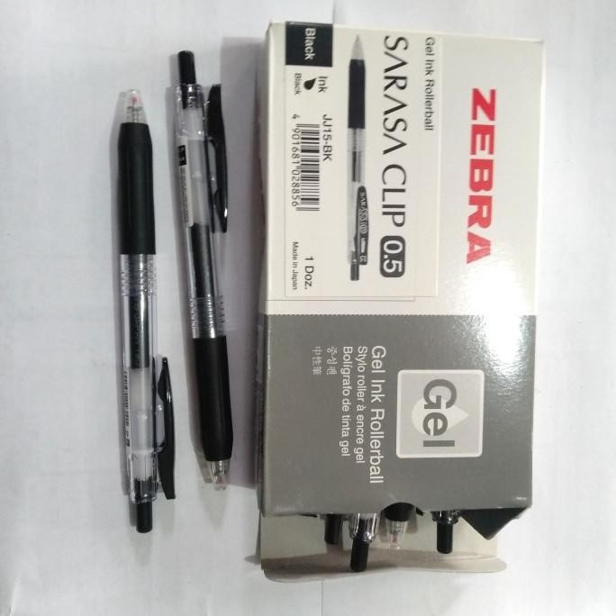 

Tersedia Pulpen Zebra Sarasa 0,5 Hitam & Biru / Bolpoint Zebra Sarasa 0,5