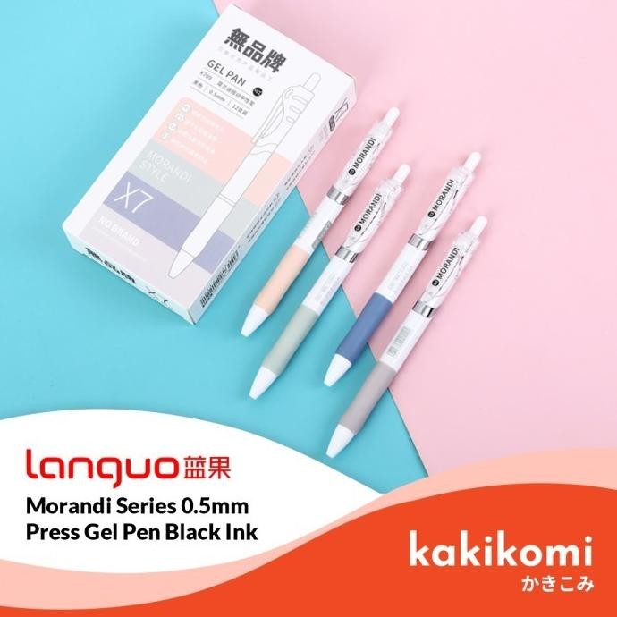 

Tersedia Pulpen Gel 0.5Mm Languo Morandi Series Pen Tinta Hitam