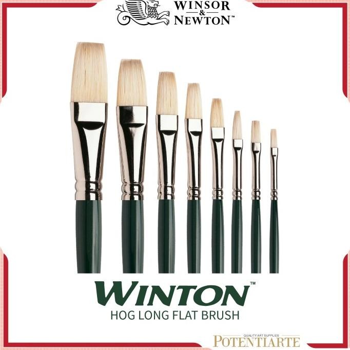 

NEW Kuas Lukis Winsor & Newton Winton Hog Long Flat Brush
