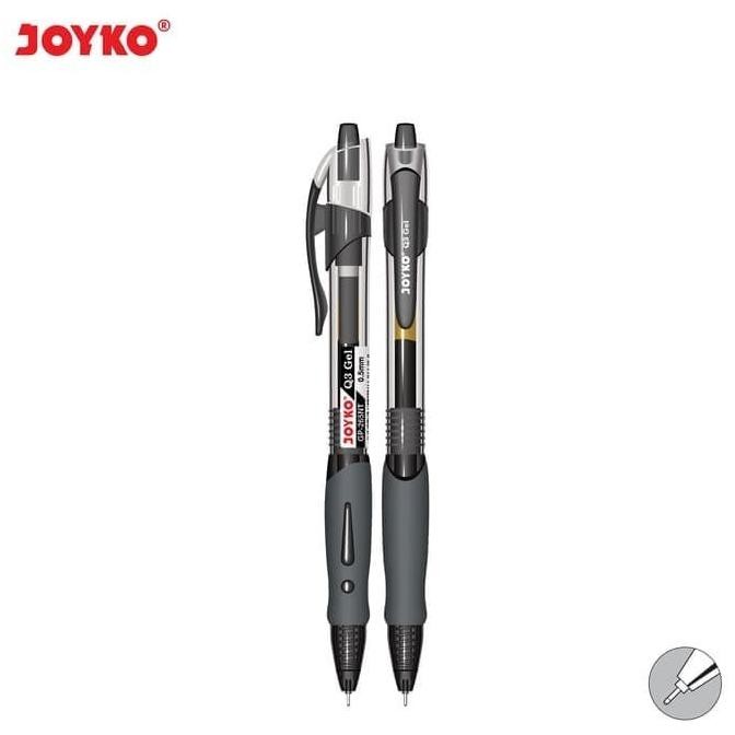 

Tersedia Pulpen Gel Joyko Gp-265Nt Hitam Q3 Gel 0.5Mm (Per Lusin)