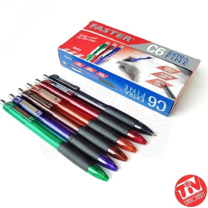 

Tersedia Pulpen Cetek Faster C6 Extra Fine 0.7 Mm (1 Pack = 12 Pcs)