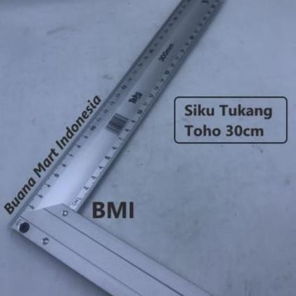 

siap kirim penggaris premium siku tukang toho 30 cm alat ukur meteran pasekon