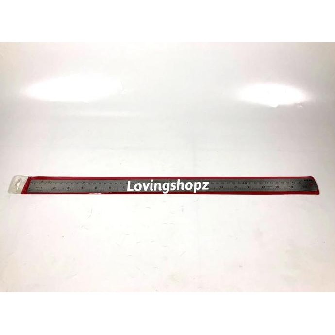

siap kirim penggaris besi stainless 50 cm