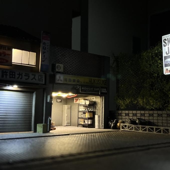 Diorama japan/japanese/garage/garasi/jdm