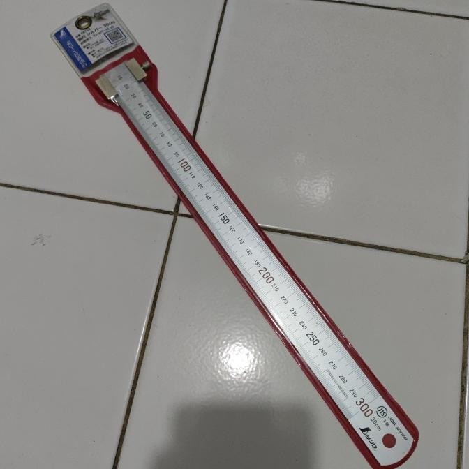 

siap kirim stopper penggaris sd-300 shinwa 76752 ruler scale 30cm 300mm