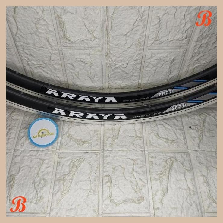 [LSS] VELG RIMS 700C 32H ARAYA AR731 DOUBLE WALL RIM 700 TINGGI 3CM PRESTA