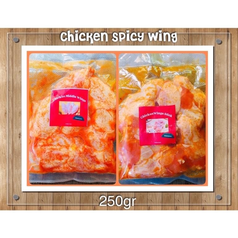 

Promo Chicken Spicy Wings 250G Prermium