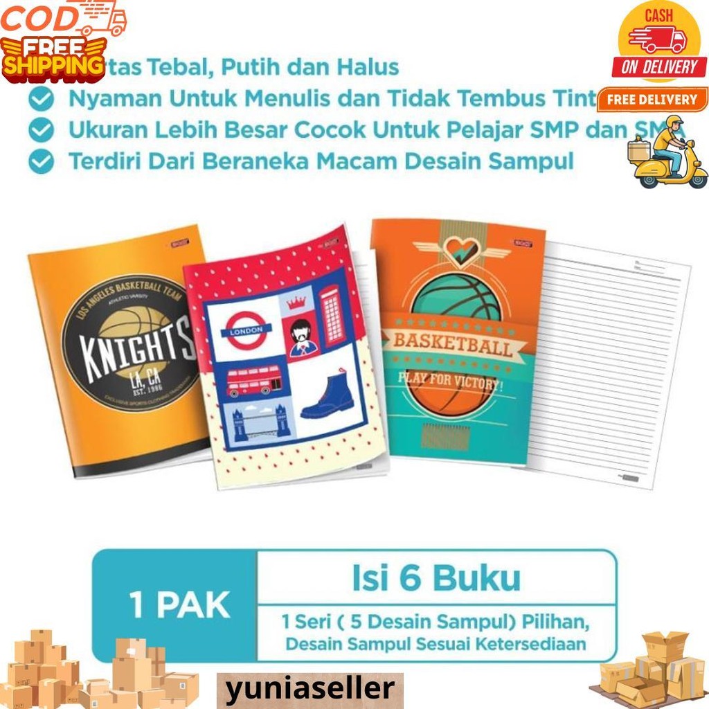 

Buku Tulis Big Boss - 42 Lembar ( Pack ) D Promo Puncak