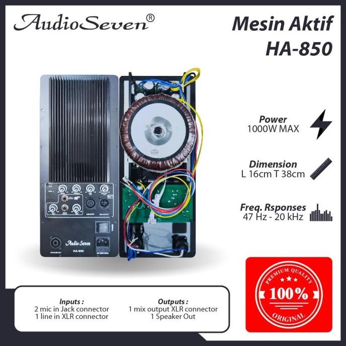 Promo Mesin Active Audio Seven Ha850Usb 1000Watt Ha 850