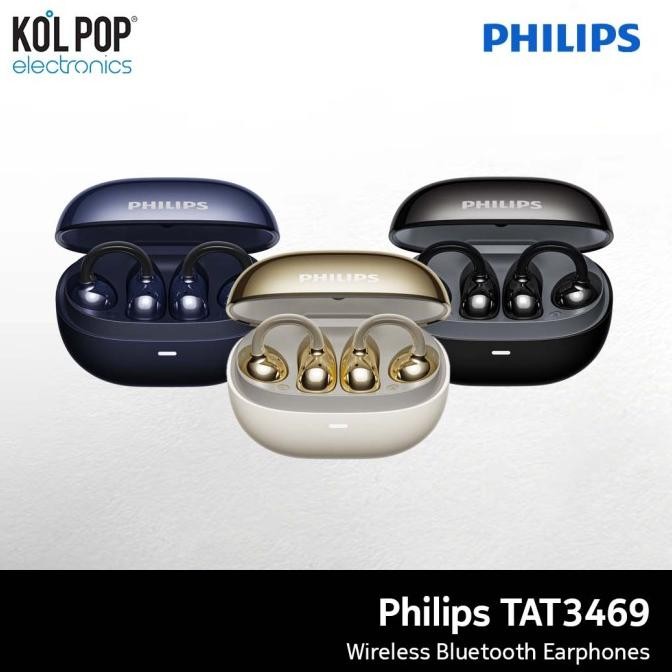 Philips TAT3469 Ear Clips Bluetooth 5.4 Wireless TWS Earphone