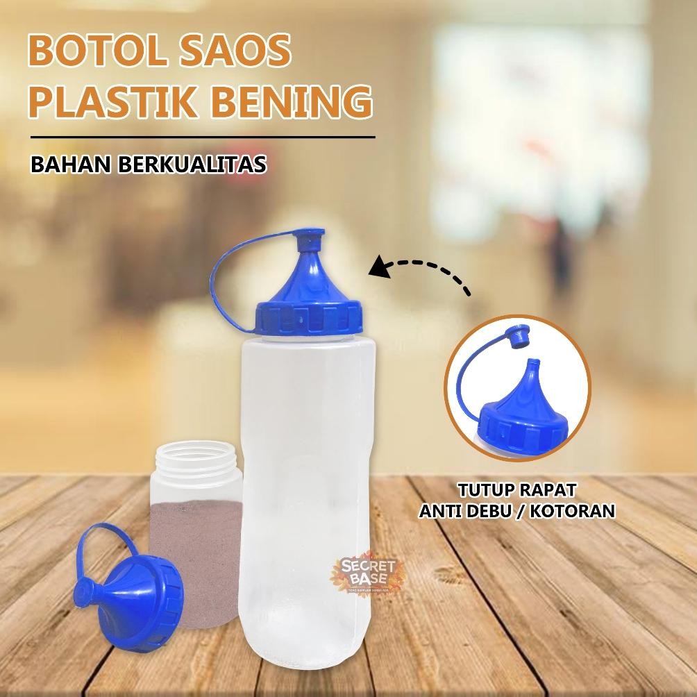 Botol Kecap - Botol Saos Plastik / Botol Saus Estetik / Tempat Sambal Cod
