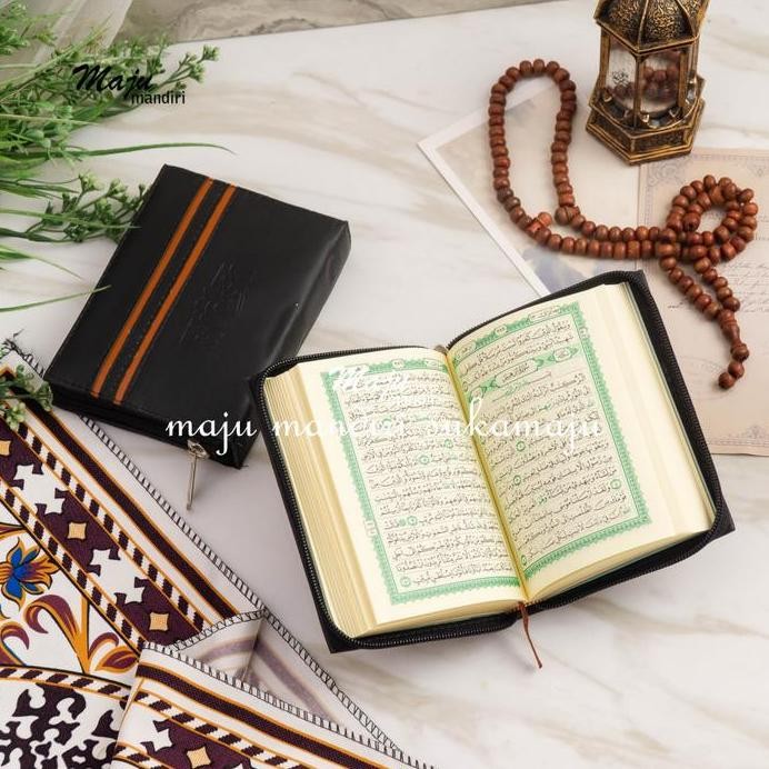 MIkraj Mushaf Ar Rahman Ukuran A6 Rubu Alquran Tanpa Terjemahan Resleting Al Quran Non Terjemah Al-Q