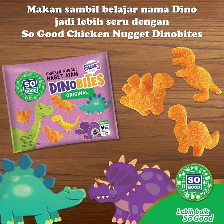 

Promo So Good Dino Bites Original 400 Gr Prermium
