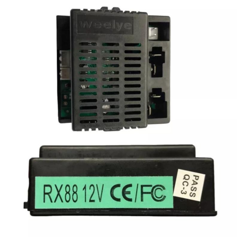 Premium Remot Receiver Weelye Rx88 12V Ce/Fc Fcc Remote Control Tx19 Hitam Welyee 12Volt Bluetooth 2