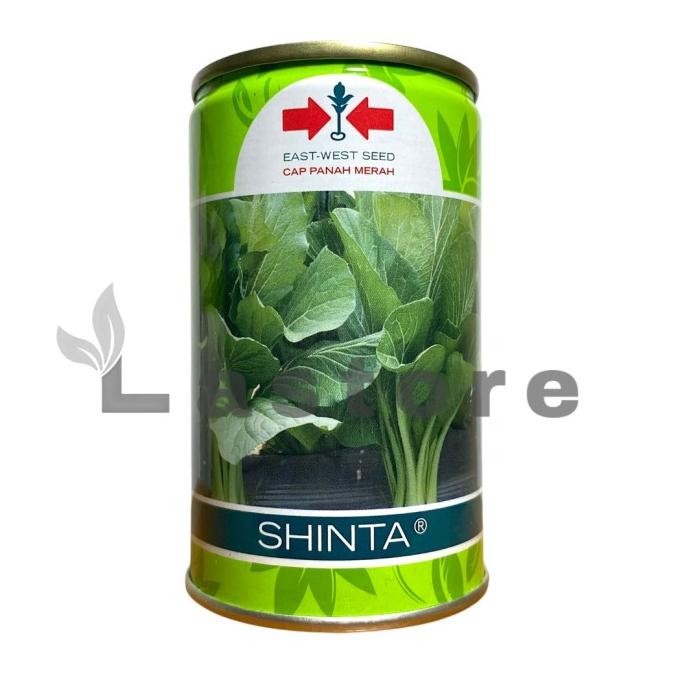 Benih Caisim SHINTA Kaleng Isi 100 gram Cap Panah Merah