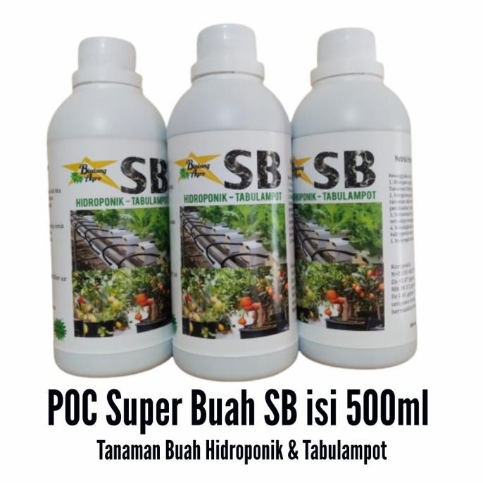 Pupuk Cair Nutrisi Hidroponik Organik Pengganti AB Mix