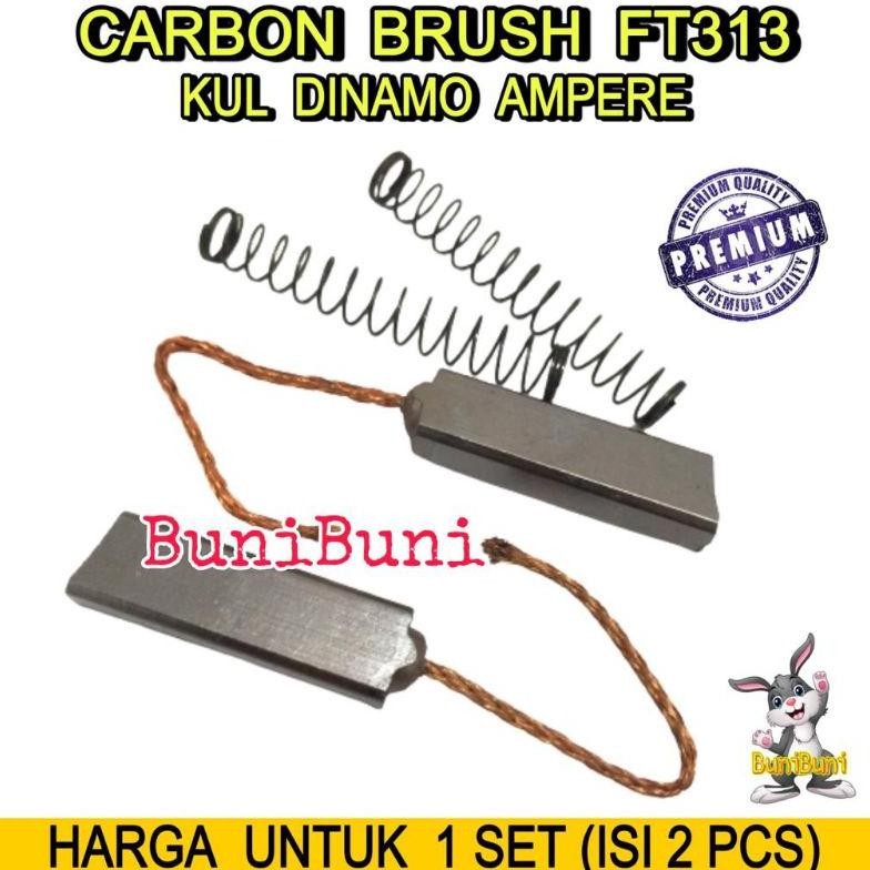 Premium Carbon Brush Alternator Ft 313 / Kul Cool Arang Dinamo Ampere Mobil Rino Hiace Taft Gt Ps136