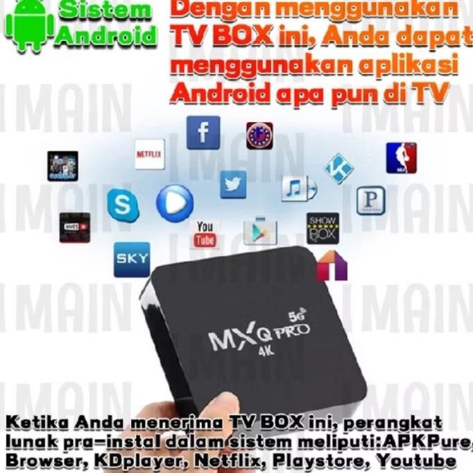 ANDROID TV BOX MXQ PRO 5G 2+16GB ANdroid Smart Tv box set top box