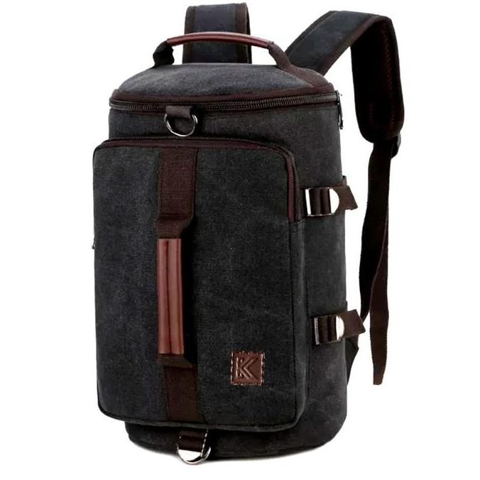 Tas Ransel Kanvas Tas Pria Tas Kanvas Tas Sekolah Tas Laptop Tas Gendong Tas Selempang Canvas Canvas